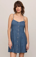Load image into Gallery viewer, Angel Eyes Denim Mini Dress
