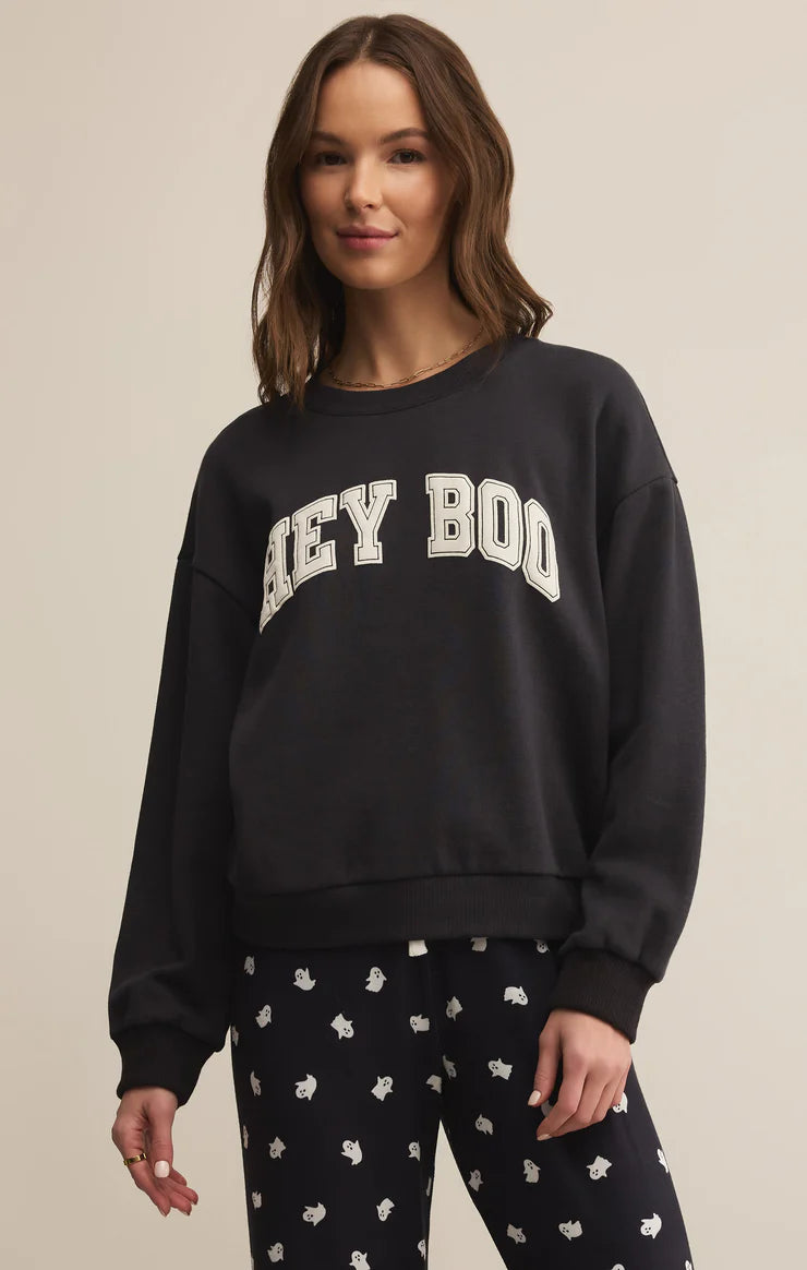 *Pre Order* Classic Hey Boo Crewneck