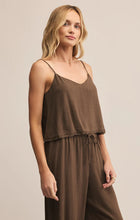 Load image into Gallery viewer, Sabel Cropped Linen Tank
