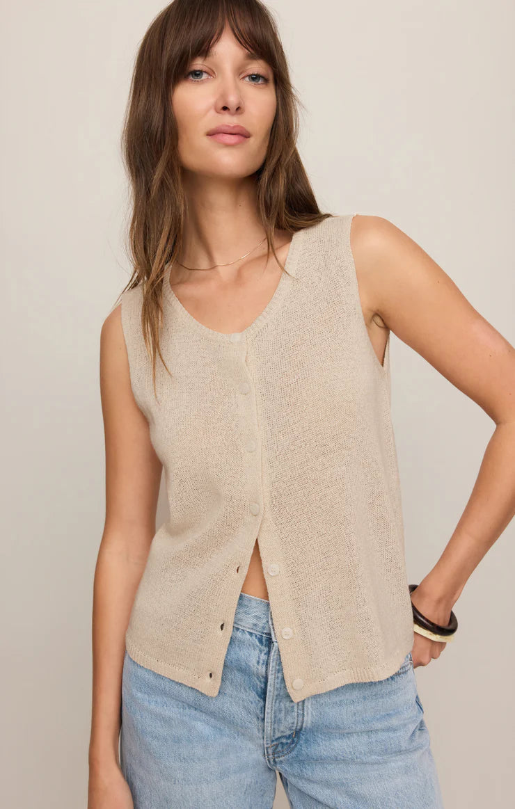 Syd Linen Tank Vest