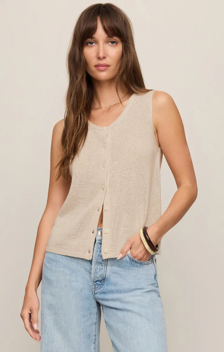 Syd Linen Tank Vest