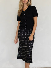 Load image into Gallery viewer, Black Button Down Top
