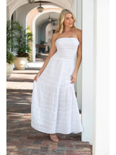 Load image into Gallery viewer, Strapless White Dress
