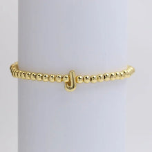 Load image into Gallery viewer, Gold-J Bubble Bracelet
