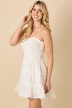 Load image into Gallery viewer, White Strapless Dress
