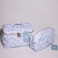 Load image into Gallery viewer, Country &amp; Coastal Toile Cosmetic Bag
