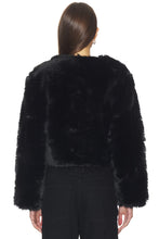 Load image into Gallery viewer, Crop Faux Fur Coat
