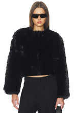 Load image into Gallery viewer, Crop Faux Fur Coat
