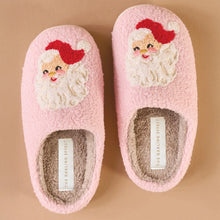 Load image into Gallery viewer, Pink Santa Slippers
