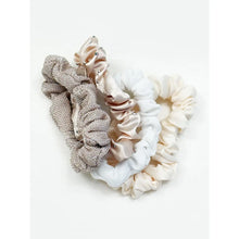 Load image into Gallery viewer, Gold Scrunchies Set Of 4
