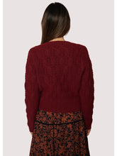 Load image into Gallery viewer, Burgundy Cardigan
