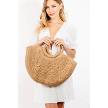 Load image into Gallery viewer, Straw Tote Bag
