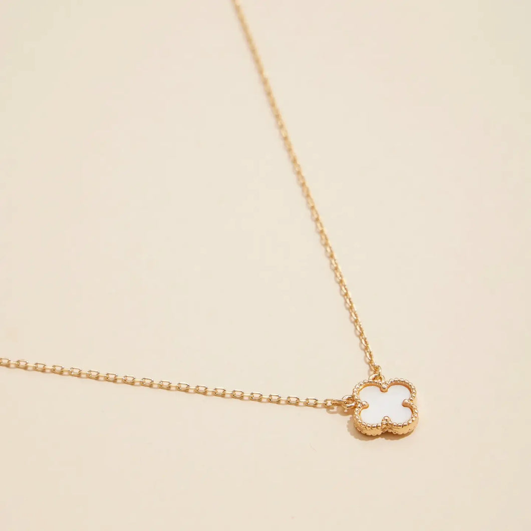 White Clover Necklace