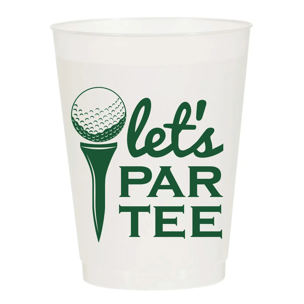 Let's Partee Frosted Cups-Pack Of 10