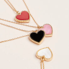 Load image into Gallery viewer, Red Heart Pendant Necklace
