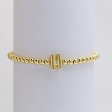 Load image into Gallery viewer, Gold-H Bubble Bracelet
