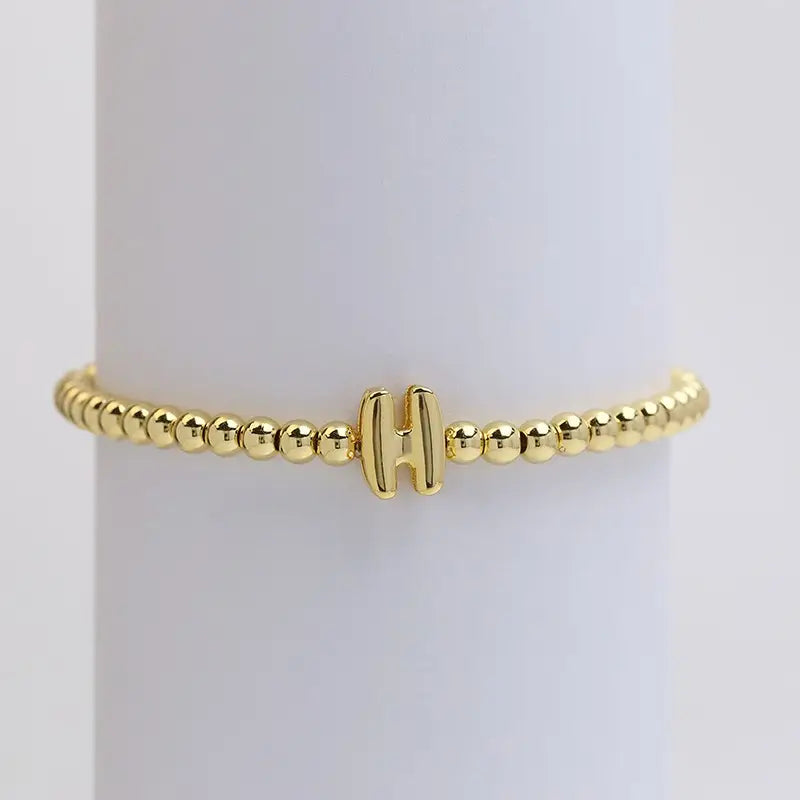 Gold-H Bubble Bracelet