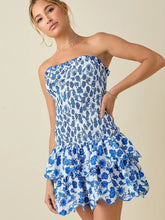 Load image into Gallery viewer, Floral Embroidered Ruffle Dress
