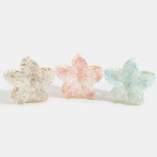 Load image into Gallery viewer, Large Paint Splatter Flower Hair Claw
