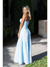 Load image into Gallery viewer, Light Blue Strapless Dress
