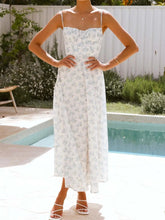 Load image into Gallery viewer, Blue Floral Maxi Dress
