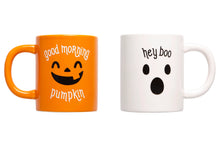 Load image into Gallery viewer, Pumpkin &amp; Ghost Halloween Mug Set
