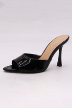 Load image into Gallery viewer, Black Patent Open Toe Heel

