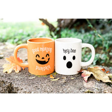 Load image into Gallery viewer, Pumpkin &amp; Ghost Halloween Mug Set
