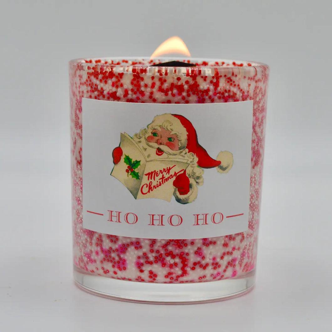 Santa Christmas Candle