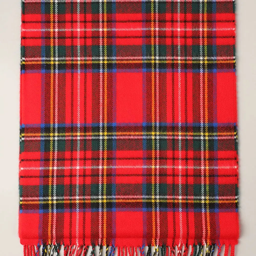 Red Plaid Scarf