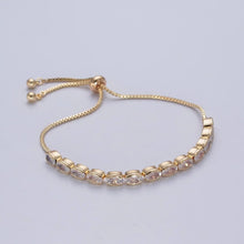 Load image into Gallery viewer, Adjustable Gold Oval Bracelet
