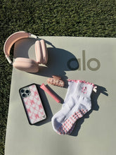Load image into Gallery viewer, Pink Bow Coquette Grip Sock

