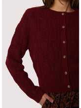 Load image into Gallery viewer, Burgundy Cardigan
