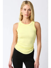 Load image into Gallery viewer, Ribbed Fitted Scoop Neck Tank Top
