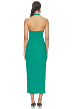 Load image into Gallery viewer, La Femme Cover-Up Halter Maxi Dress

