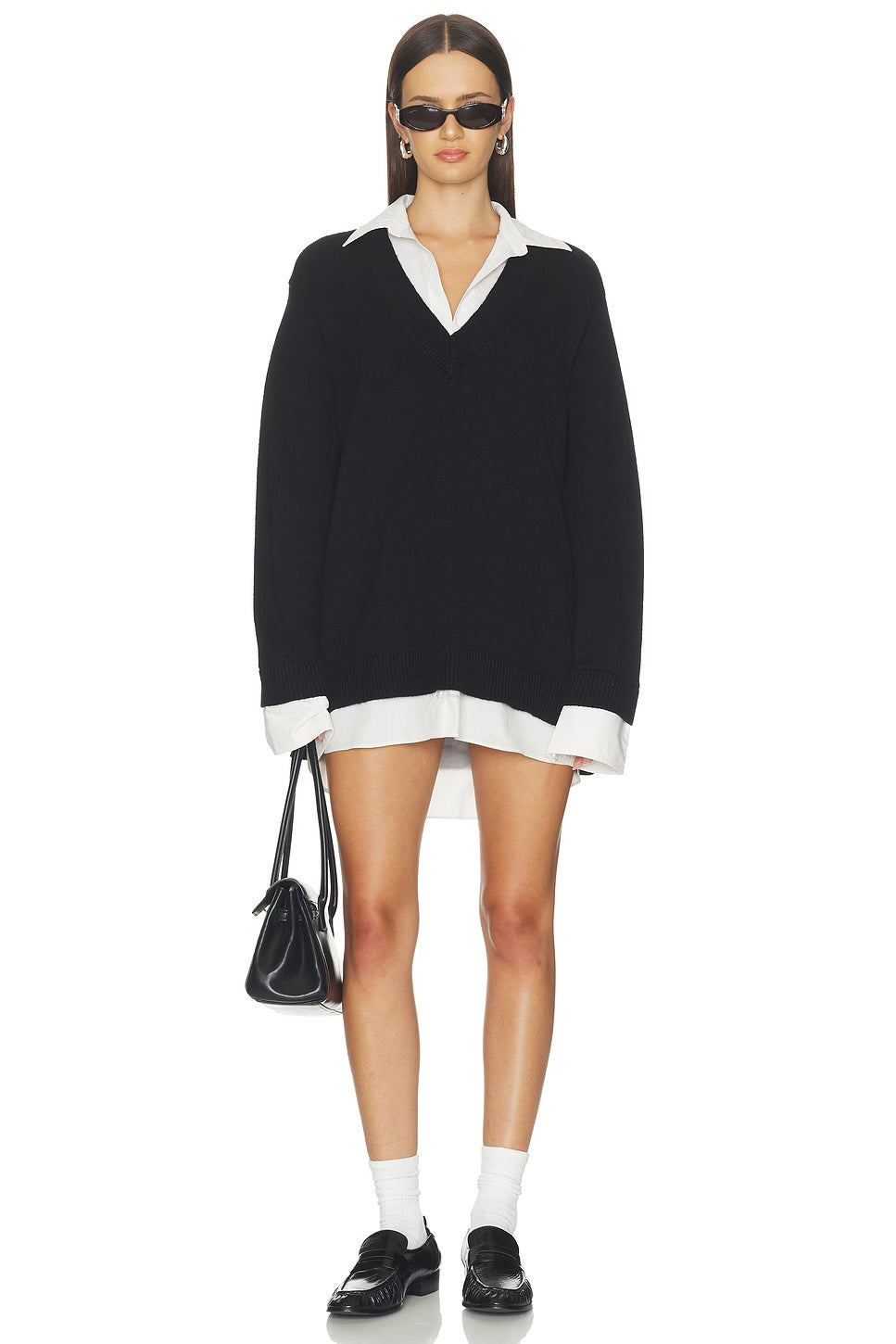 Lyle Collared Sweater Dress