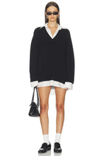 Load image into Gallery viewer, Lyle Collared Sweater Dress
