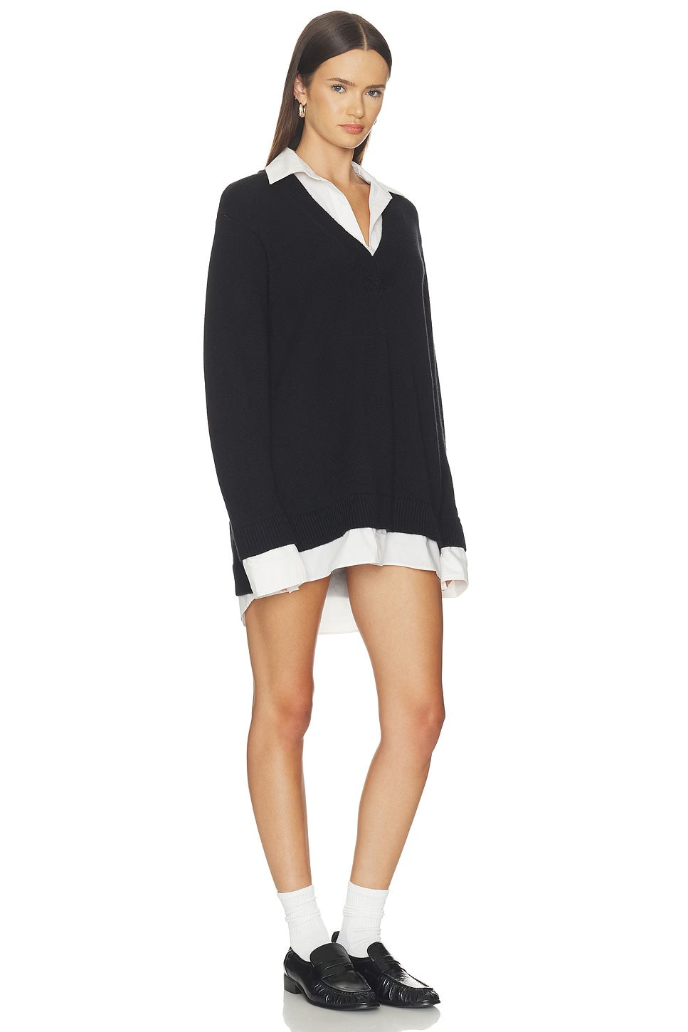 Lyle Collared Sweater Dress