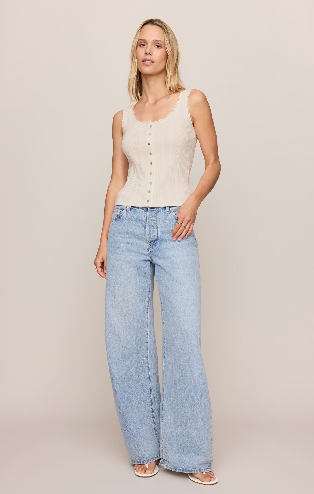 Lainey Pointelle Tank