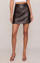 Load image into Gallery viewer, *Pre Order* Roux Leather Mini Skirt
