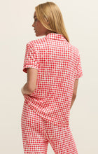 Load image into Gallery viewer, Gingham PJ Top

