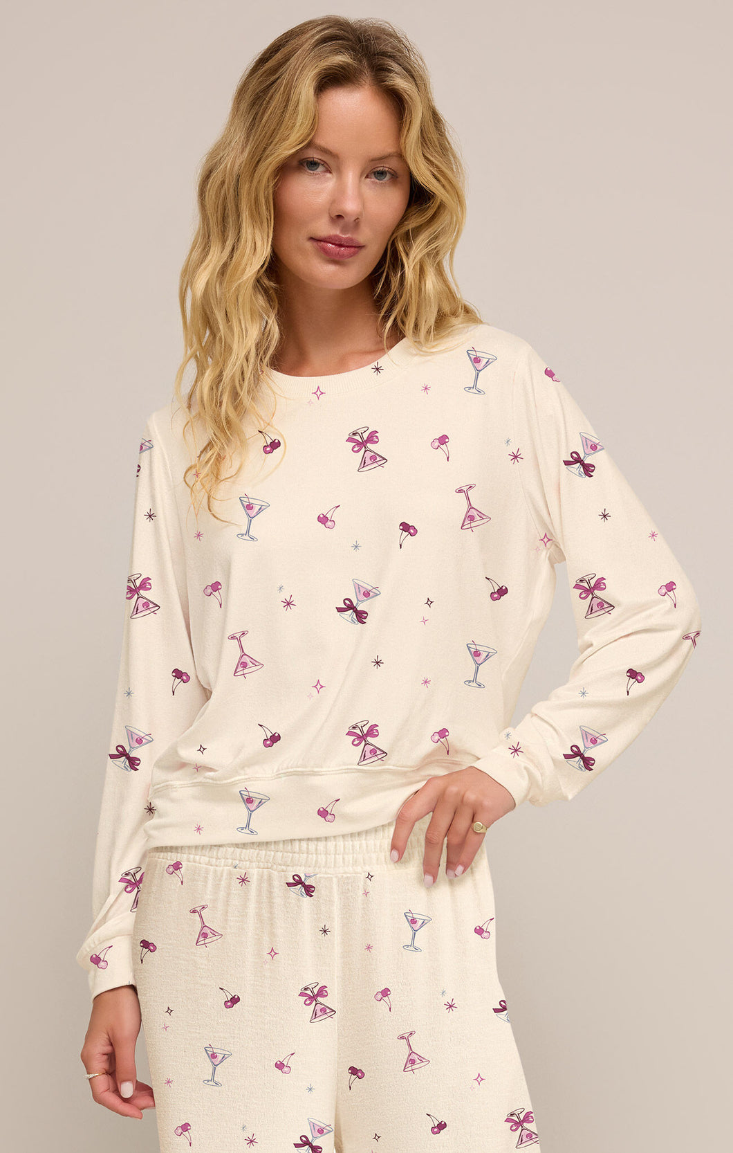 *Pre Order* Classic Martini Long Sleeve Top
