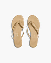 Load image into Gallery viewer, Gold Lily Glitters Flip Flop
