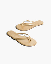 Load image into Gallery viewer, Gold Lily Glitters Flip Flop
