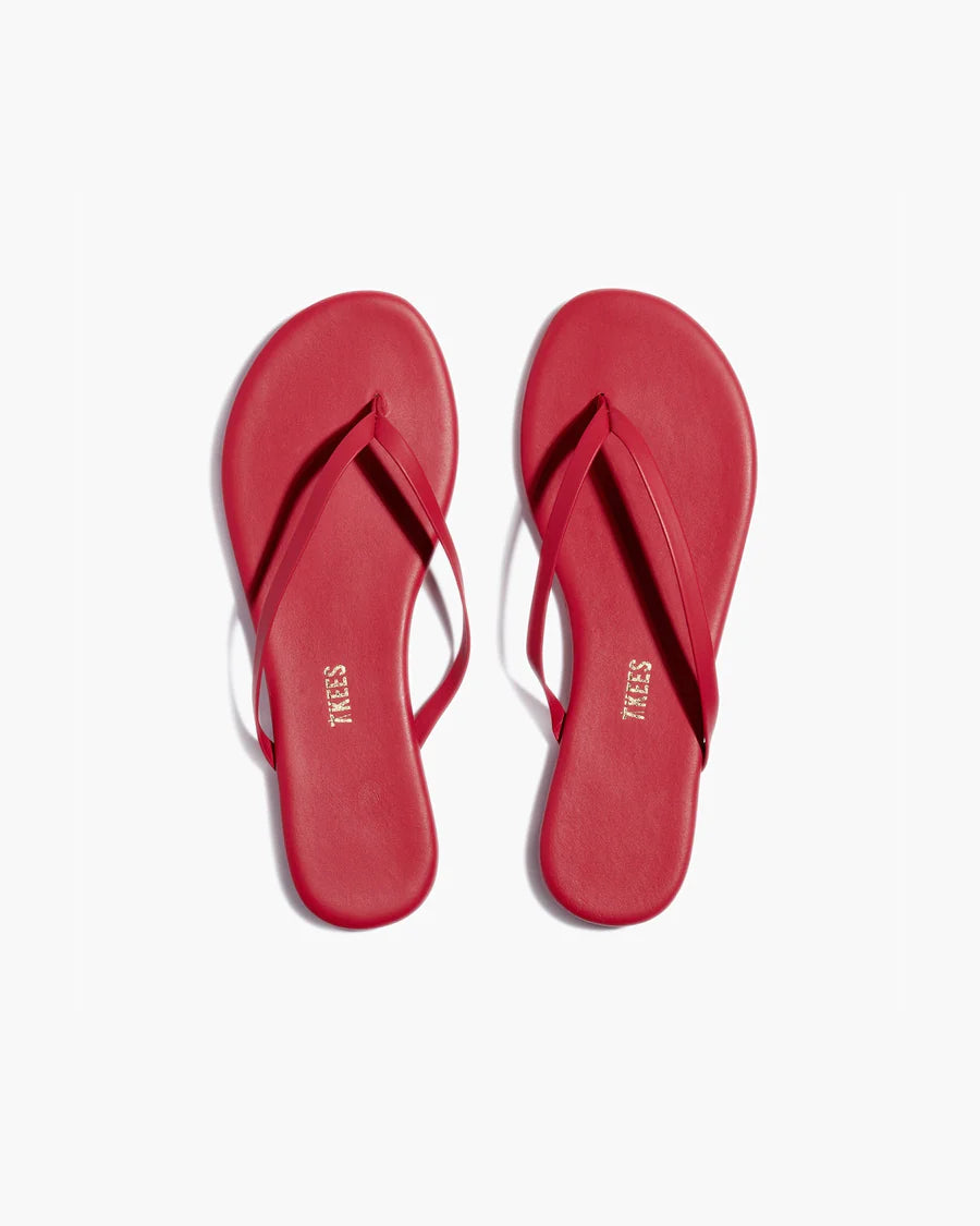 Red Lily Pigments Flip Flop