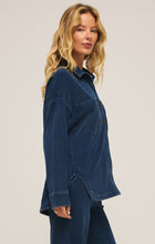 Load image into Gallery viewer, All Day Knit Denim Jacket
